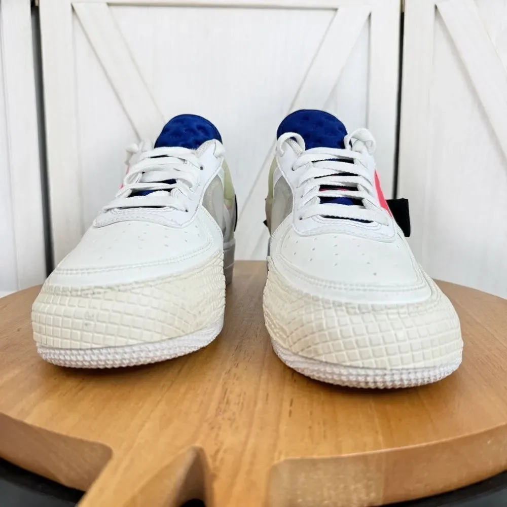 Nike Air‎ Force 1 GS Low Drop Type Sneakers Summit White 6Y Youth BQ4793-100